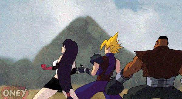 Cloud-Tifa-Barret-In-An-Epic-Showdown-With-Ultimate-Weapon-Ruby-In-Final-Fantasy-7-Cartoon-By-Oney.gif