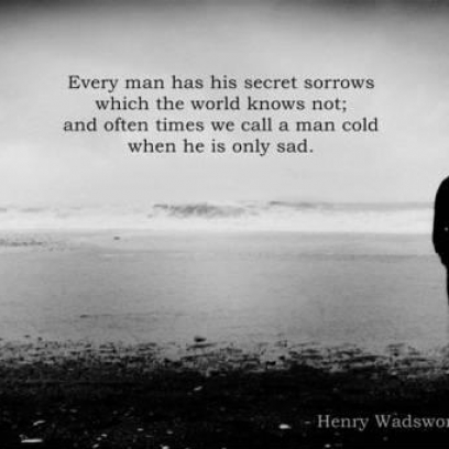 quote man sorrows secret every money poor feed wars got wadworth longfellow henry