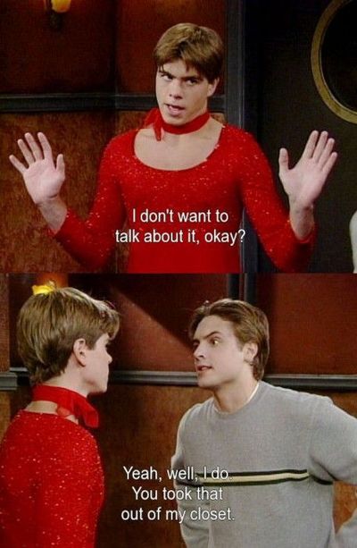 Eric Wants His Fabulous Sparkly Red Dress Back From Jack On Boy Meets
